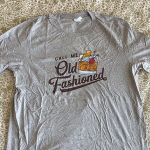 Bella Canvas Gray 'Old Fashioned' Graphic Tee